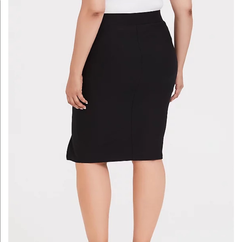 Torrid Black Premium Pinte Lace-up Pencil Skirt size 2 ( 2X ) - Picture 3 of 8